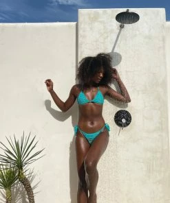 Beach Bunny Swimwear Hard Summer Triangle Top - Maldives