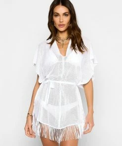 Beach Bunny Swimwear Best Sellers Haute Summer Kaftan - White