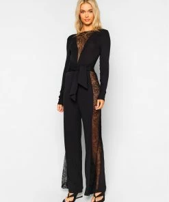 Beach Bunny Swimwear Clothing Izzie Jumpsuit - Black