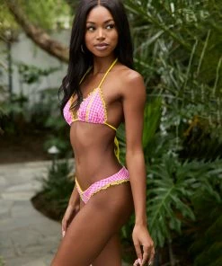 Beach Bunny Swimwear Karissa Tango Bottom - Pink