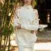 Summer Haus - Apparel Clothing Keep Me Warm Sweater By Summer Haus - Cream