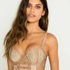 Beach Bunny Swimwear Kingston Bustier Top - Nude
