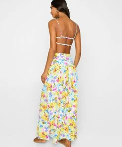 Summer Haus - Apparel Livi Crop Top By Summer Haus- Floral Swim