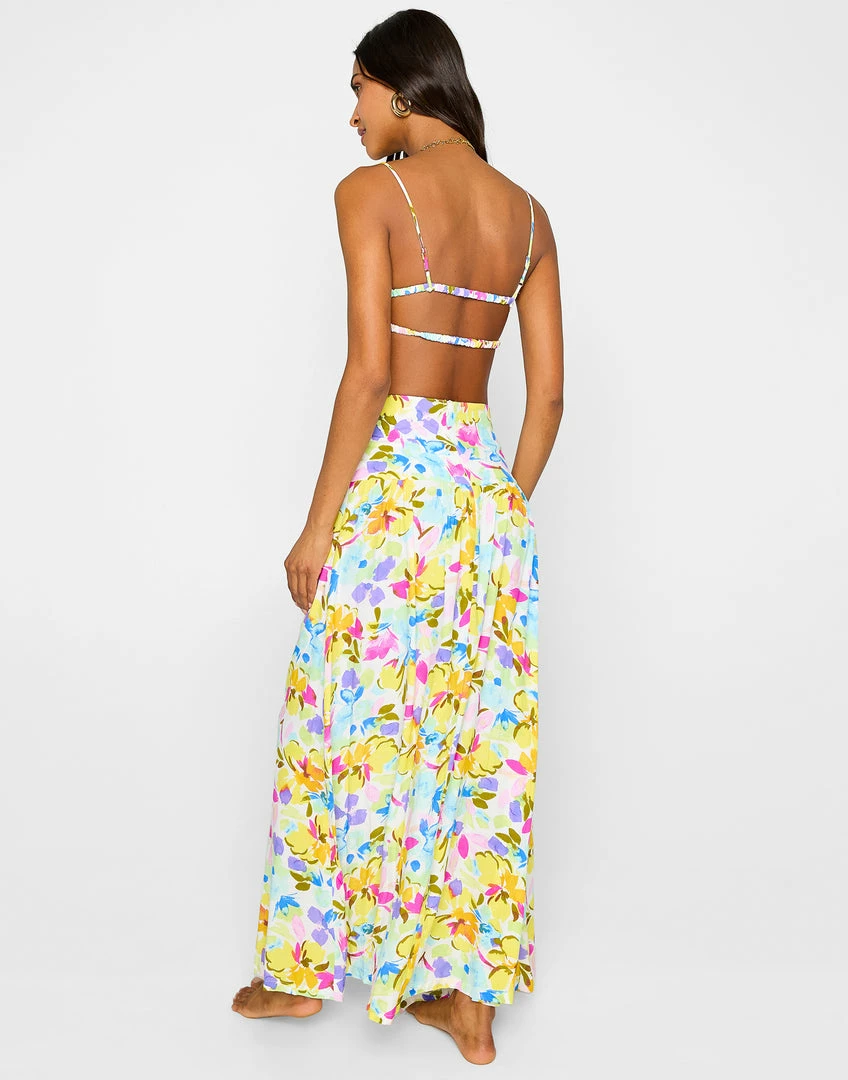 Summer Haus - Apparel Livi Crop Top By Summer Haus- Floral Swim