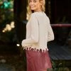 Summer Haus - Apparel Carry On Faux Leather Mini Skirt By Summer Haus - Burgundy Clothing