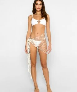 Summer Haus - Swim Lost Treasure Pareo By Summer Haus - White