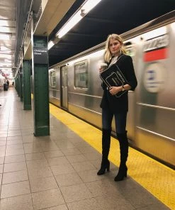 Laptop Sleeve Case With Charger Pocket By Bag-all - Black Accessories