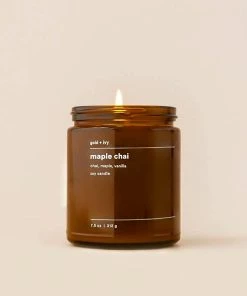 Gold + Ivy - Faire Vendor Maple Chai Soy Candle By Gold + Ivy