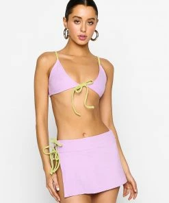 Summer Haus - Swim Margot Skirt By Summer Haus - Lavender Cover Ups