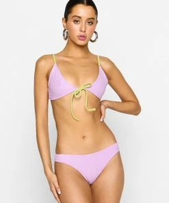 Summer Haus - Swim Margot Bralette Top By Summer Haus - Lavender