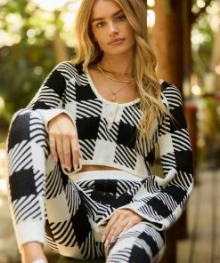 Beach Bunny Swimwear Marlow Jogger - White/Black Clothing