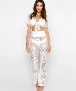 Beach Bunny Swimwear Miller Pant - New White Cover Ups