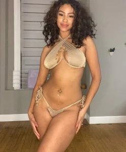 Beach Bunny Swimwear Adella Tie Side Bottom - Tortuga