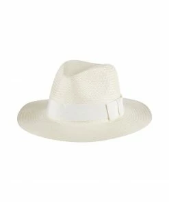 Margo Fedora By Florabella - Ivory/White Accessories