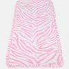Beach Bunny Swimwear Pink White Tiger Towel Animal