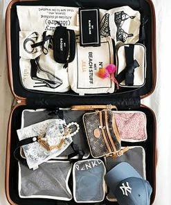 Packing Cubes - Set Of 3 By Bag-all - Black