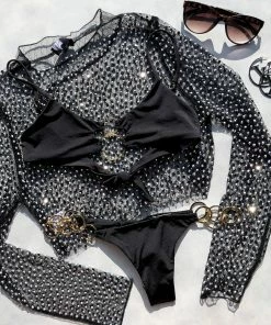 Beach Bunny Swimwear Lexi Bralette Top - Black