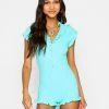 Beach Bunny Swimwear Reese Romper - Aqua Cover Ups
