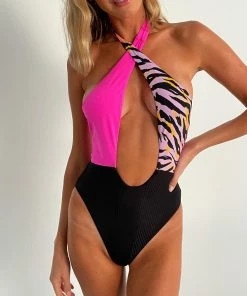 Beach Bunny Swimwear Risa One Piece - Cabana Animal