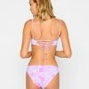 Beach Bunny Swimwear Keoni Full Bottom - Pink Lavender Floral