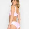 Beach Bunny Swimwear Kate Full Bottom - Pink White Tiger