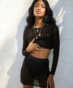 Beach Bunny Swimwear Best Sellers Sasha Mini Skirt - Black