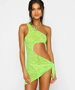 Beach Bunny Swimwear Selena Mini Dress - Trippy Check