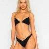 Beach Bunny Swimwear Serena Triangle Top - Black