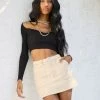 Summer Haus - Apparel The Roy Skirt By Summer Haus - Beige