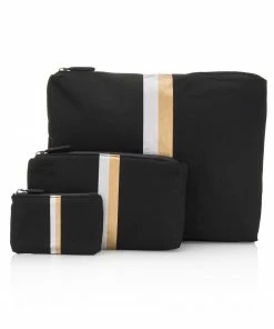 Hi Love Stripe Set Of Three Packs - Black
