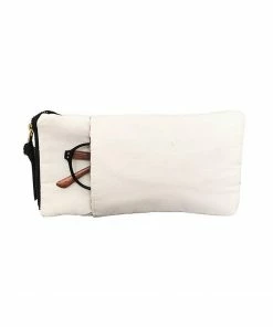 Accessories Sunglasses Case With Pocket By Bag-all - White