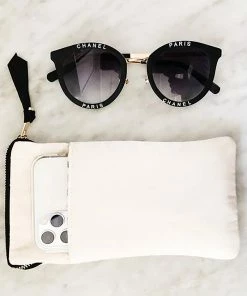 Accessories Sunglasses Case With Pocket By Bag-all - White