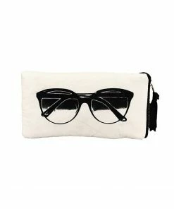 Accessories Sunglasses Case With Pocket By Bag-all - White