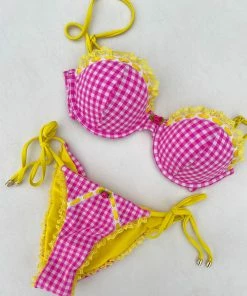 Beach Bunny Swimwear Tessa Balconette Top - Pink