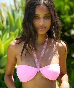 Beach Bunny Swimwear Tiffany Underwire Top - Pink