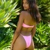 Beach Bunny Swimwear Tiffany Tango Bottom - Pink