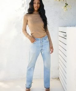 Summer Haus - Apparel Tommy Turtleneck Sweater Set By Summer Haus - Camel