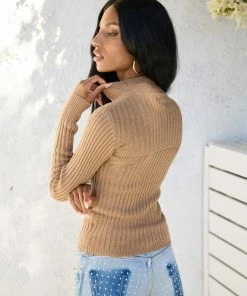 Summer Haus - Apparel Tommy Turtleneck Sweater Set By Summer Haus - Camel