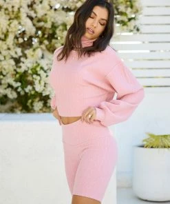 Beach Bunny Swimwear Winnie Biker Short - Blush