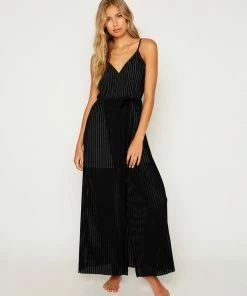 Beach Bunny Swimwear Haven Dress - Black Cover Ups