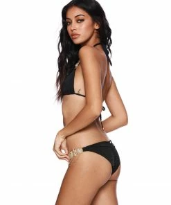 Beach Bunny Swimwear Jazmin Halter Top - Black