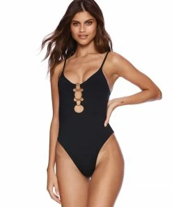 Beach Bunny Swimwear Katrina One Piece - Black
