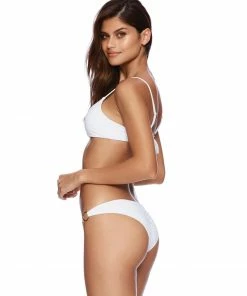 Beach Bunny Swimwear Lexi Bralette Top - White