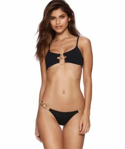 Beach Bunny Swimwear Lexi Tango Bottom - Black