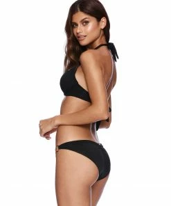 Beach Bunny Swimwear Nadia Midi Bottom - Black