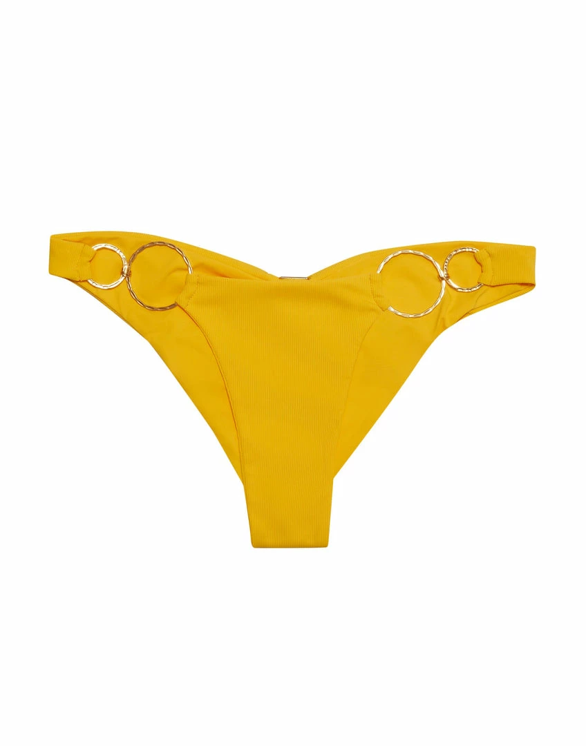 Beach Bunny Swimwear Nadia Skimpy Bottom - Honey